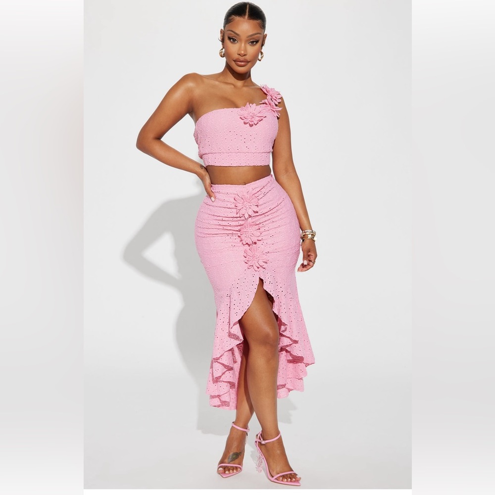 Showstopper All day Skirt Set - Pink